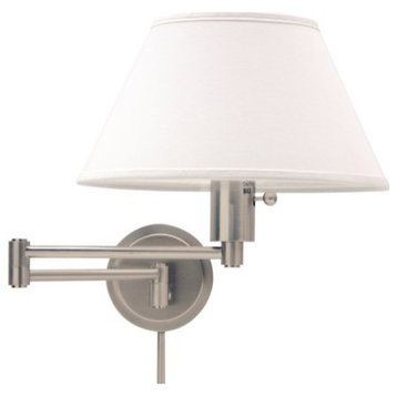 House of Troy Home/Office WS14-52 1 Light Wall Lamp in Satin Nickel