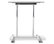 Stand Up Desk, Height Adjustable & Mobile, White