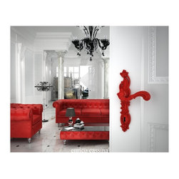 "Rococo Pop" lever on backplate EC-695 - Door Entry Sets