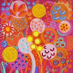 Seeds, 20 x 20 x 3 in deep, sold - Paintings