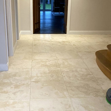 Renovating a 12-Year Old Limestone Hallway Floor in Leigh-on-Sea