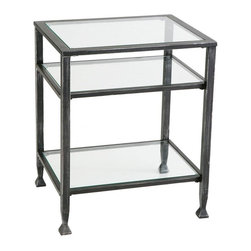 Black Metal End Table - Side Tables And End Tables