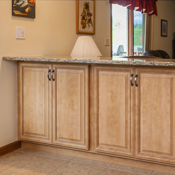 Our famous color Secret with Brown Glaze Kitchen