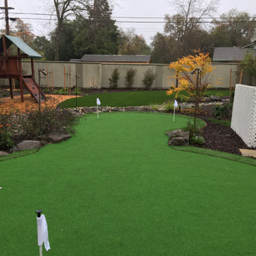 Creating a Play Resort with Artificial Turf and a Putting Green