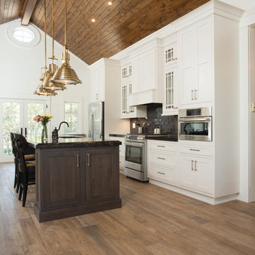 Traditional Lake Home Kitchen in Okoboji, Iowa