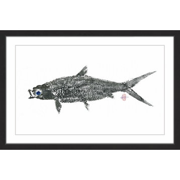 "Milk Fish" Framed Painting Print, 24"x16"