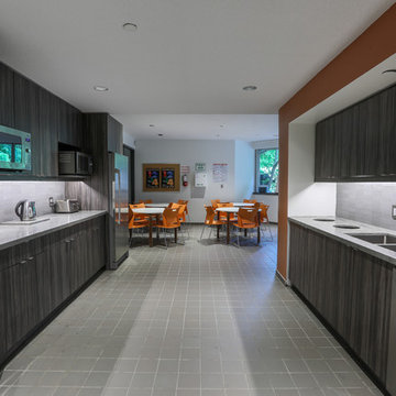 Edge Imaging kitchen, lunchroom & reception area