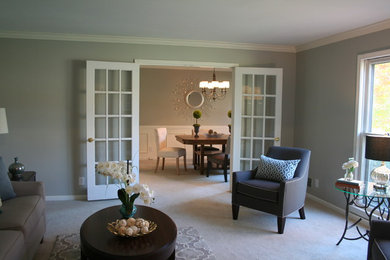 Example of a classic home design design in Louisville