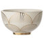 Bloomingville Aruba Scallop Bowl, Gold