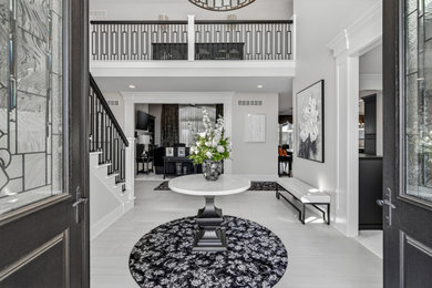 Inspiration for a transitional entryway remodel in Other
