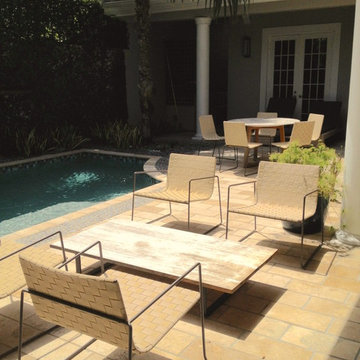 Coral Gables Townhouse Pool and Garden Remodel