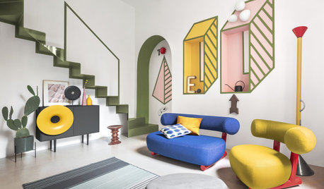 Schrill! Eine Mailänder Wohnung feiert 40 Jahre Memphis-Design