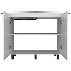 Home Square 2-Piece Set With Credenza Desk & 2-Drawer Lateral File Cabinet Prvw Vr~191569318