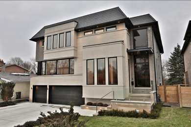 Example of a trendy exterior home design in Toronto