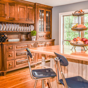 Houston Kitchen Redesign - Transitional Style With Antiques