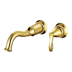 Zakros Wall Mounted Bathroom Sink Faucet - Bathroom Sink Faucets