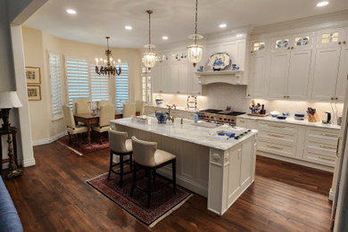 Kitchen - french country kitchen idea in Denver