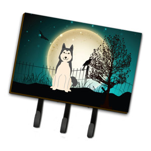 West Siberian Laika Spitz Welcome Leash Key Holder Contemporary Wall Hooks By The Store