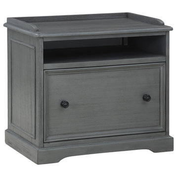 Country Meadows File Cabinet, Plantation Gray