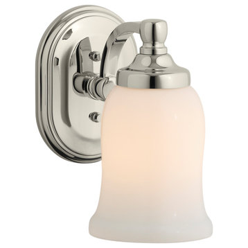 Kohler Lighting 11421 Bancroft 8" Tall Bathroom Sconce - Polished Nickel