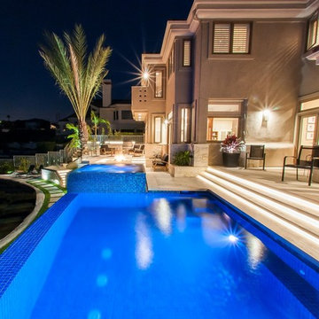 Infinity Edge Pool w/ Zero Edge Spa