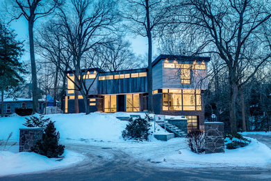 Inspiration for a modern exterior home remodel in Toronto