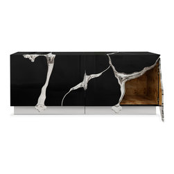 LAPIAZ BLACK SILVER Sideboard - Accent Chests And Cabinets