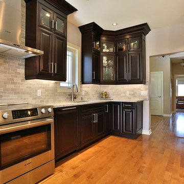 Modern Dark Cabinet Kitchen