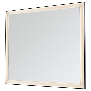 Williams LED Mirror - White, 36"w X 32"h X 1"d