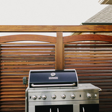 Wooden Privacy Screen