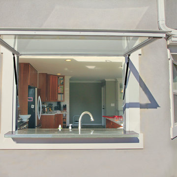 Kitchen Windows: Outside View