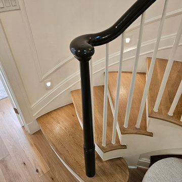 Project #131 | Three-Story Elliptical Staircase in Historic Home