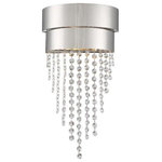 Crystorama - Crystorama CLA-A3202-PN-CL-MWP Clarksen - 2 Light Wall Mount - Cascading waterfall of faceted crystal strands areClarksen 2 Light Wal Polished Nickel Hand *UL Approved: YES Energy Star Qualified: n/a ADA Certified: n/a  *Number of Lights: Lamp: 2-*Wattage:60w E12 Candelabra Base bulb(s) *Bulb Included:No *Bulb Type:E12 Candelabra Base *Finish Type:Polished Nickel