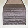 Purple Satin, Velvet Full 68"x18" Bed Runner WITH One Pillow Cover-Plum Radiance