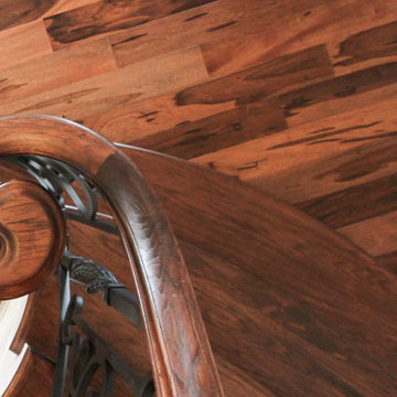 Project #74 | Circular Staircase with Hand-Forged Metal Panels