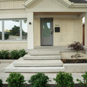 Modern Concrete Front & Backyard Transformation