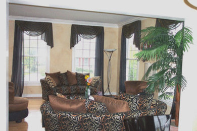 Example of a living room design in DC Metro