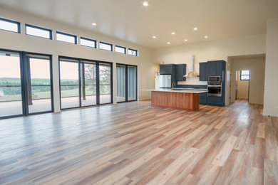 Example of a trendy living room design in Other