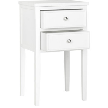 Toby End Table - White