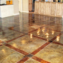 etched concrete
