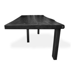 Urban Tree Salvage - Reclaimed Poplar Live Edge Slab Dining Table - Dining Tables