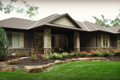 Craftsman exterior home idea in Omaha