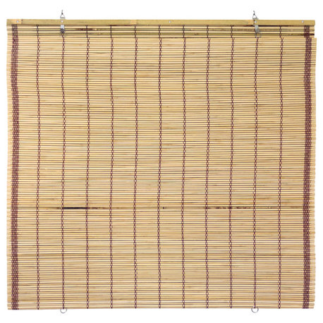 Burnt Bamboo Cordless Window Shade, Tortoise, 60" W