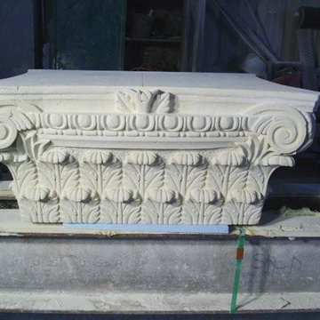Custom Cut Lueders Limestone Carvings - Mezger