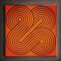KISMET CERAMIC TILE: FORTUNE pattern, JULIUS glaze - Tile