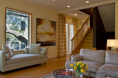 Inspiration for an eclectic living room remodel in Austin