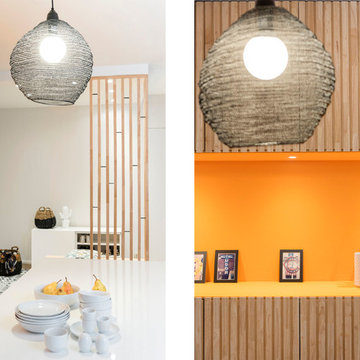 Optimisation du rangement dans un style scandinave
