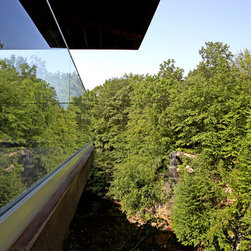ATM Mirror and Glass - Glass railing at deck - Home Fencing And Gates