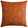 The Pillow Collection Orange Norfolk Throw Pillow, 20"