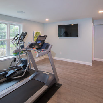 2019 Traditional Basement Entertainment Remodel